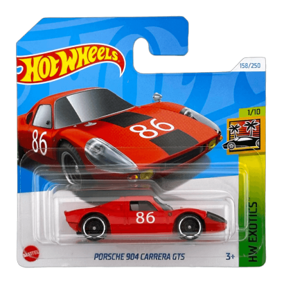 Машинка Базова Hot Wheels Porsche 904 Carrera GTS Exotics 1:64