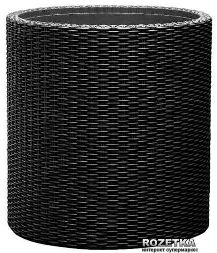 Горшок для цветов Keter Cylinder Planter M Серый (7290103668211) - изображение 2