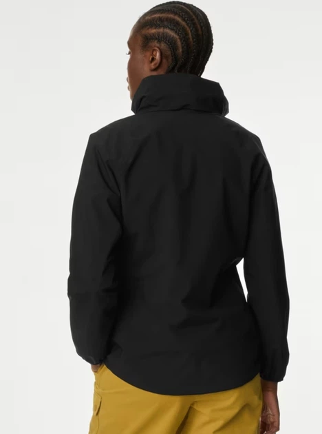 Водонепроникна жіноча спортивна куртка з капюшоном і Stormwear Ultra M&S (57659) M Чорна - зображення 8