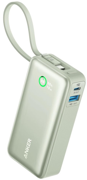 Powerbank Anker 545 Nano 10000 mAh PD 30 W Green (194644179373) - obraz 1