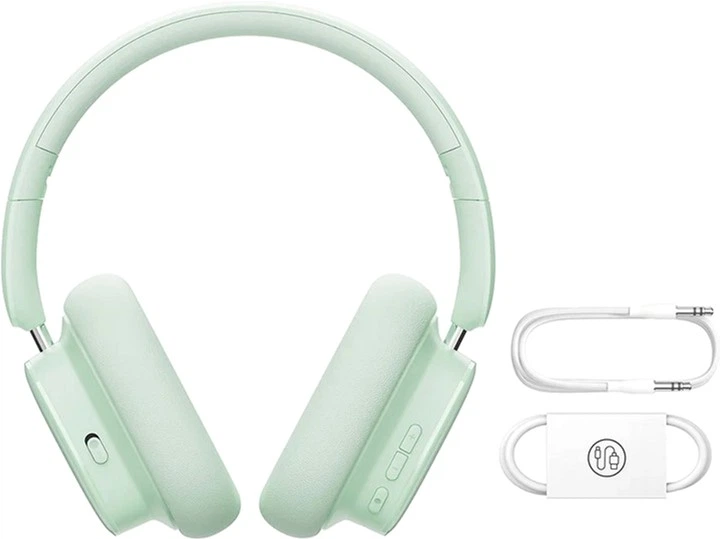 Наушники Baseus Bowie H1i Noise-Cancellation Wireless Headphones Natural Green (A00050402633-00) - изображение 6
