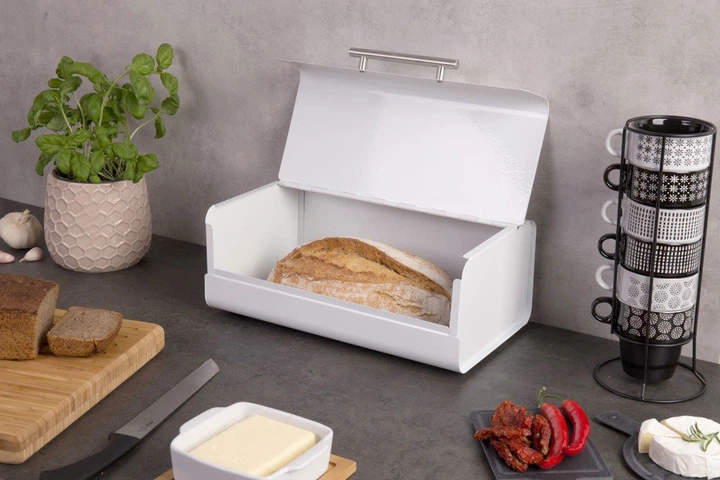 Хлібниця Zeller металева біла (4003368273457) - зображення 6