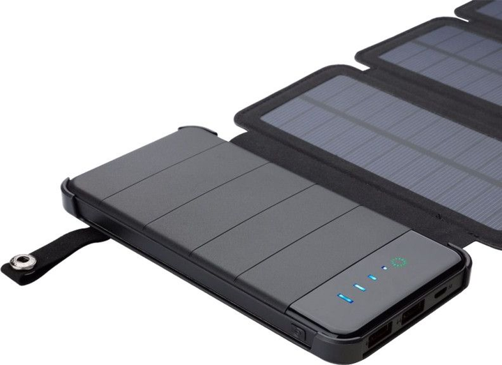 Powerbank PowerNeed z panelem słonecznym ES8000B 8000 mAh LiPo 6 W (5908246726676) - obraz 7