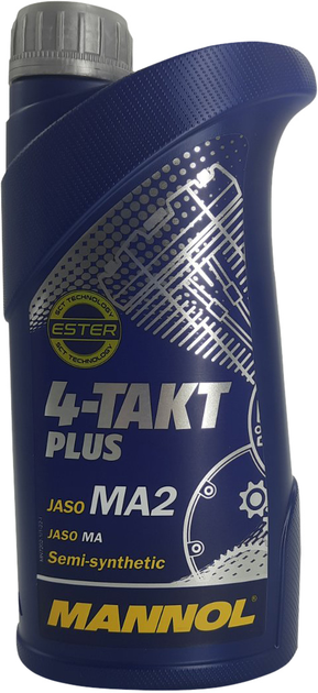 Моторна олива Mannol 4-Таkt Plus для бензинових генераторів 10W-40 SL 1 л (MN7202-1) - зображення 3