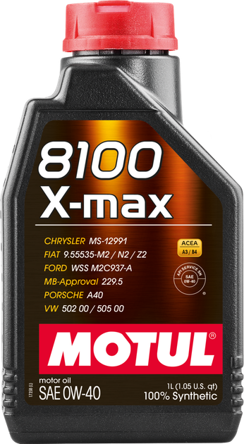 Моторное масло Motul 8100 X-max 0W-40 1 л (104531) - изображение 2