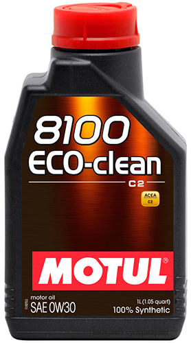 Моторное масло Motul 8100 Eco-clean 0W-30 1 л (102888) - изображение 2