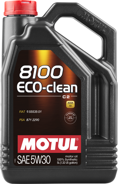 Моторное масло Motul 8100 Eco-clean 5W-30 5 л (101545) - изображение 2