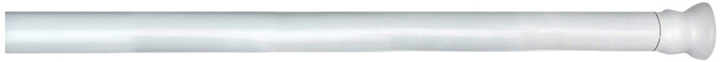 Teleskopowy drążek do zasłony prysznicowej Wenko Biały Ø 2 cm 110-185 cm (4008838192092) - obraz 3
