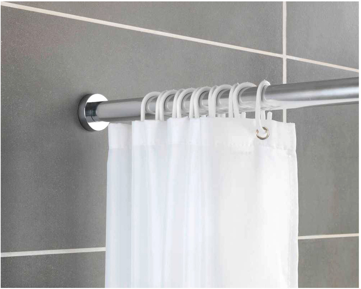 Teleskopowy drążek prysznicowy Wenko Luz Ø 2.8 cm 110-185 cm chrom Srebrny (4008838347195) - obraz 4