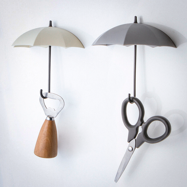 Креативні гачки Umbrella Відтінки сірого (3шт) - зображення 3