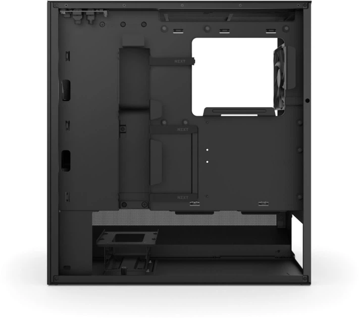 Obudowa NZXT H5 Flow Compact Mid-Tower ATX - All Black (CC-H52FB-01) - obraz 3