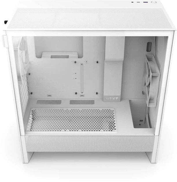 Корпус NZXT H5 Flow Compact Mid-Tower ATX Case - All White (CC-H52FW-01) - зображення 5