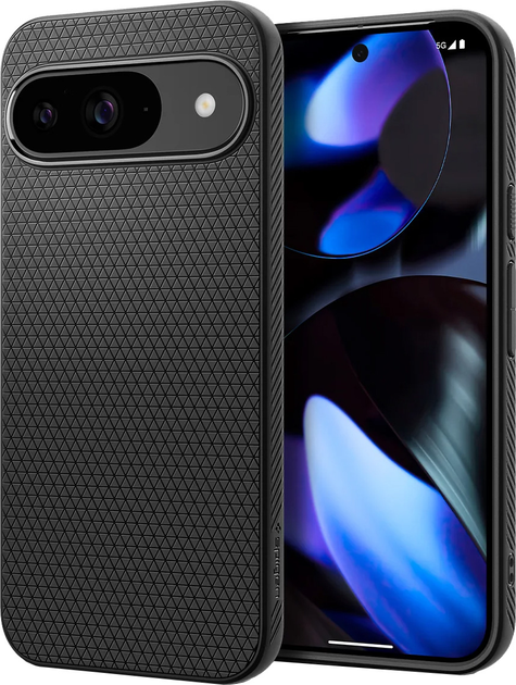 Панель Spigen Liquid Air для Google Pixel 9 Pro Matte Black (ACS07682) - зображення 1