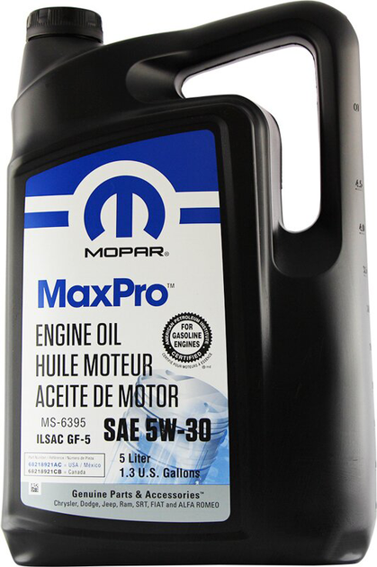 Масло моторное Mopar Maxpro SAE 5W-30 5 л (68218921AC) - изображение 2