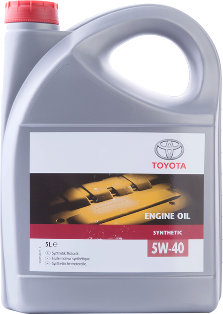 Масло моторное Toyota ENGINE OIL 5W-40 5 л (08880-80835) - Фото 2 Масло моторное Toyota ENGINE OIL 5W-40 5 л (08880-80835) - изображение 2
