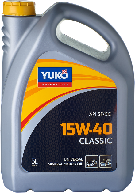 Моторное масло Yuko Classic 15W-40 5 л (4820070242133) - изображение 3