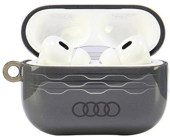 Чохол Audi IML Geometric Pattern для AirPods Pro 2 Grey (6955250228244) - зображення 2