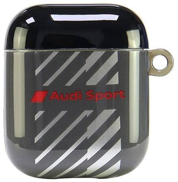 Etui Audi IML Sport do AirPods 1 / 2 Black (6955250228169) - obraz 1