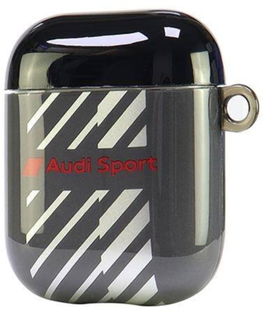 Etui Audi IML Sport do AirPods 1 / 2 Black (6955250228169) - obraz 3