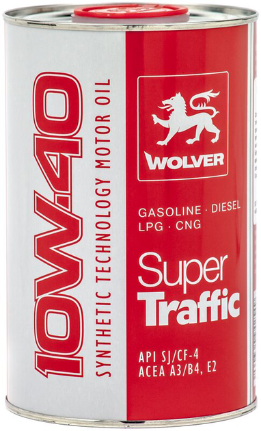 Моторна олива Wolver Super Traffic 10W-40 1 л (4260360942549) - Фото 2 Моторна олива Wolver Super Traffic 10W-40 1 л (4260360942549) - зображення 2