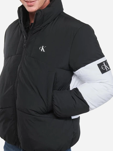 Kurtka zimowa męska Calvin Klein J30J321972-BEH L Czarna (8719856680404) - obraz 4