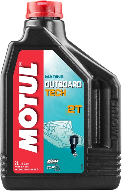 Моторное масло Motul Outboard Tech 2T 2 л (101726) - Фото 2 Моторное масло Motul Outboard Tech 2T 2 л (101726) - изображение 2