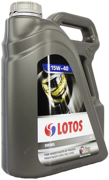 Моторное масло Lotos Diesel CG-4/SJ 15W-40 5 л (WF-K503580-0N0) - изображение 4
