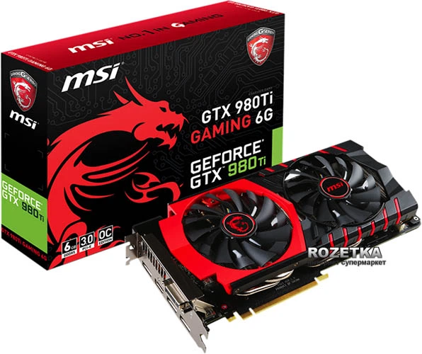Відеокарта MSI PCI-Ex GeForce GTX 980 Ti Gaming 6144MB GDDR5