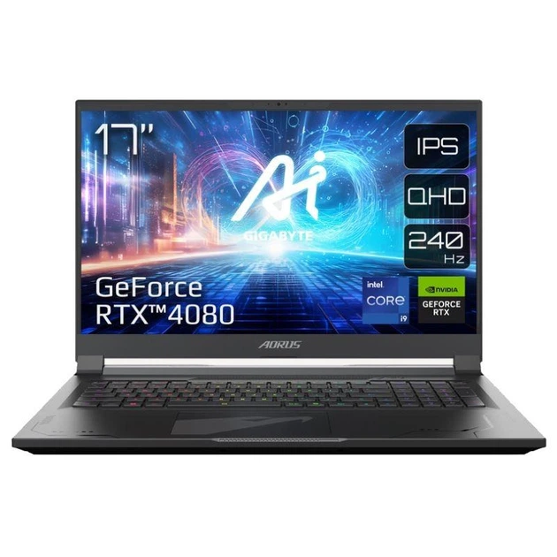 Ноутбук Gigabyte 17 Aorus 17X (2024) 2560x1440/Intel Core i9-14900HX/32/2000/RTX 4080/win11/Royal Black (AORUS 17X AXG-64KZ665SH) - изображение 7