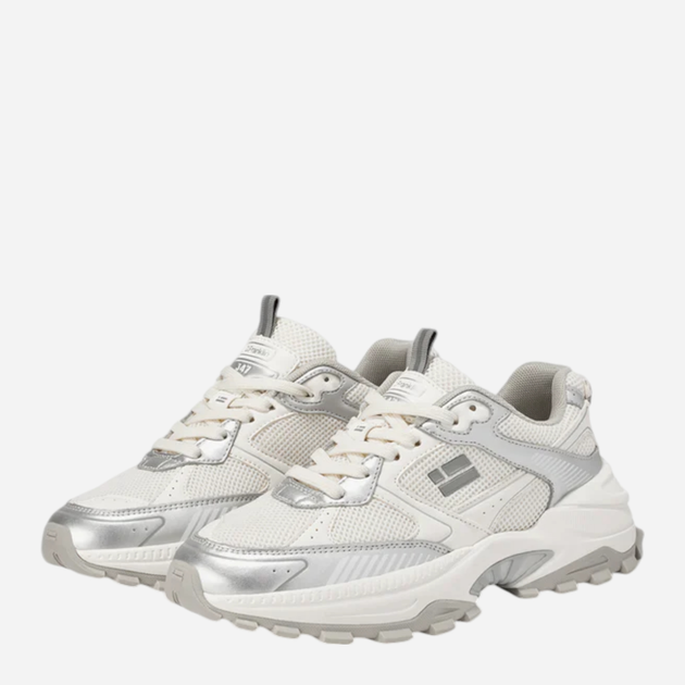 Buty trekkingowe damskie D.Franklin 347 Track Flag DFSH347001-SILV 40 (7UK/9US) 26 cm Srebrne (8445333662075) - obraz 3