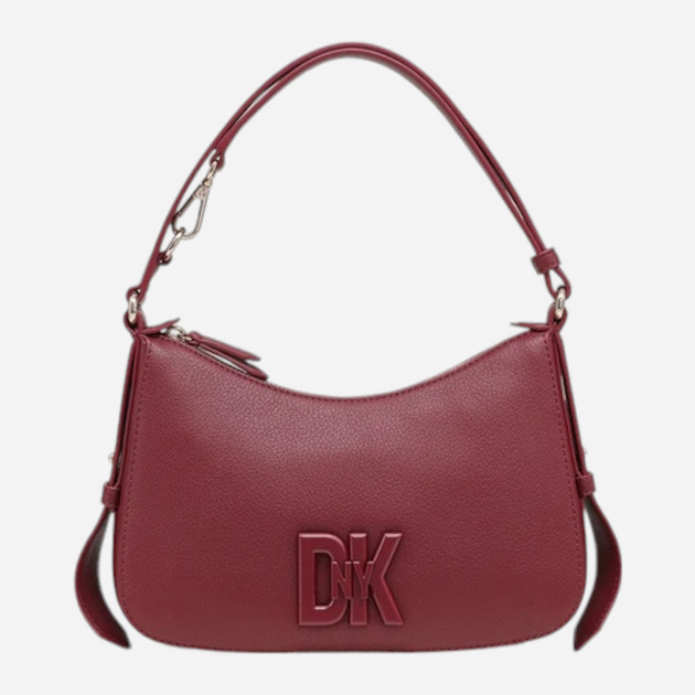 Сумка кросс-боді через плече жіноча з натуральної шкіри DKNY Seventh Avenue Tz Shoulder R433KF67 Бургунді (755403217073) - зображення 1