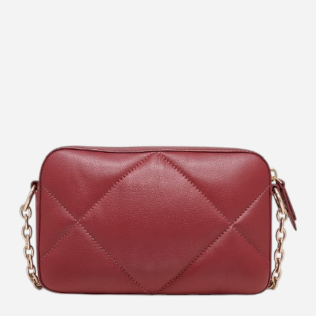 Сумка кросс-боді через плече жіноча з натуральної шкіри DKNY Red Hook Camera Bag R43EBB85 Бургунді (755403217110) - зображення 2