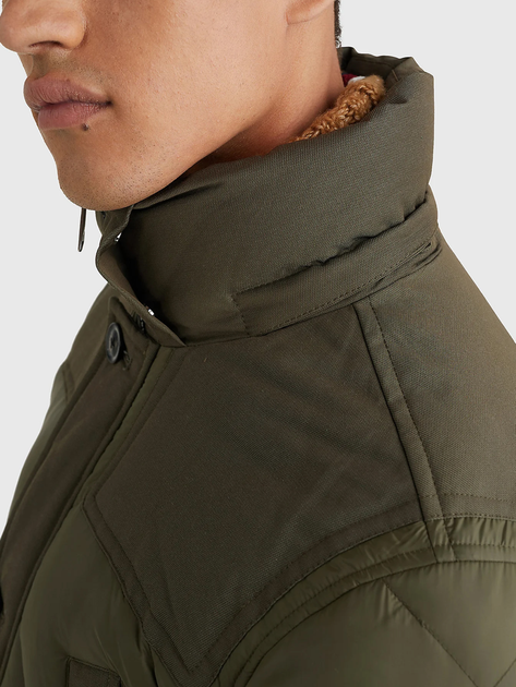 Kurtka zimowa męska Tommy Hilfiger MW0MW27690-RBN S Khaki (8720641454711) - obraz 5