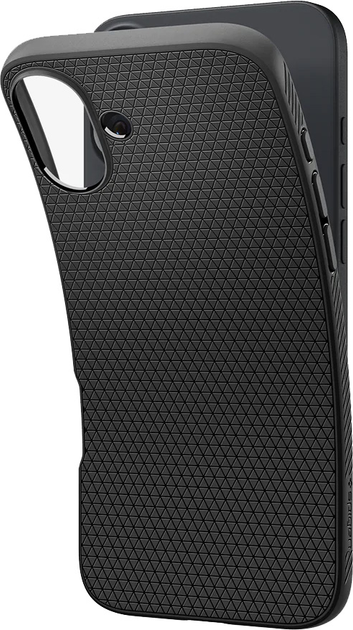 Панель Spigen Liquid Air для Apple iPhone 16 Plus Matte Black (ACS08066) - зображення 5