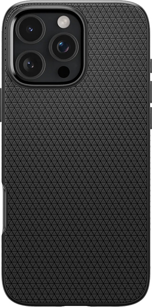 Etui Spigen Liquid Air dla Apple iPhone 16 Pro Matte Black (ACS08117) - obraz 2