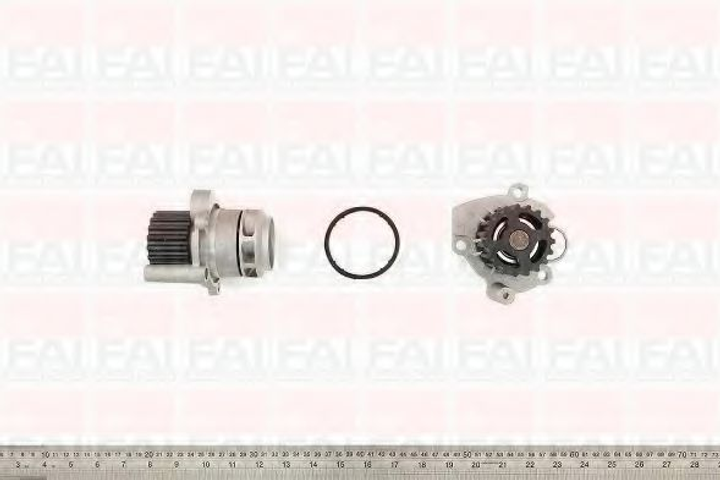 Помпа водяна FAI Auto Parts Audi A2 (8Z0) 1.2 TDI (Any) 03/2001_08/2005 (WP6437) - зображення 1