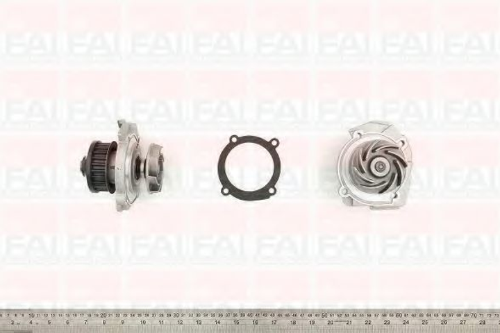 Помпа водяна FAI Auto Parts Fiat Doblo Box Body/MPV (223_) 1.2 (223zxa1a) (223 A5.000) 03/2001_01/2004 (WP6260) - зображення 1