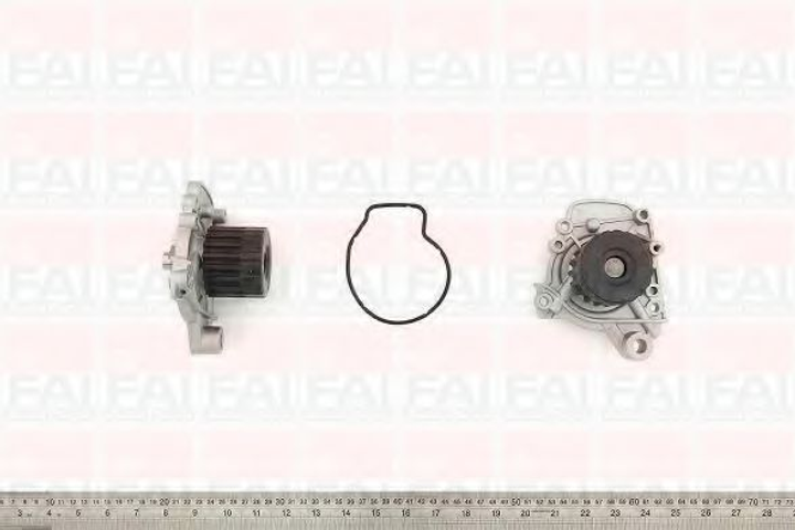 Помпа водяна FAI Auto Parts Honda Accord Vi (Ck, Cg, Ch, Cf) 1.6 I (Cg7) (D16b6) 10/1998_12/2002 (WP6191) - изображение 1