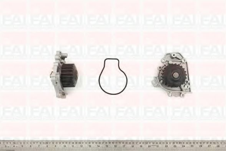 Помпа водяна FAI Auto Parts Honda Civic V Hatchback (Eg) 1.6 Vti 16V (Eg6) (B16a2) 10/1991_11/1995 (WP6193) - зображення 1