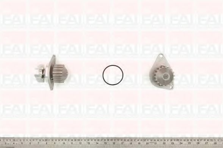 Помпа водяна FAI Auto Parts Citroën Ax (Za-_) 10 (Cdz (Tu9m)) 02/1987_12/1998 (WP6344) - изображение 1