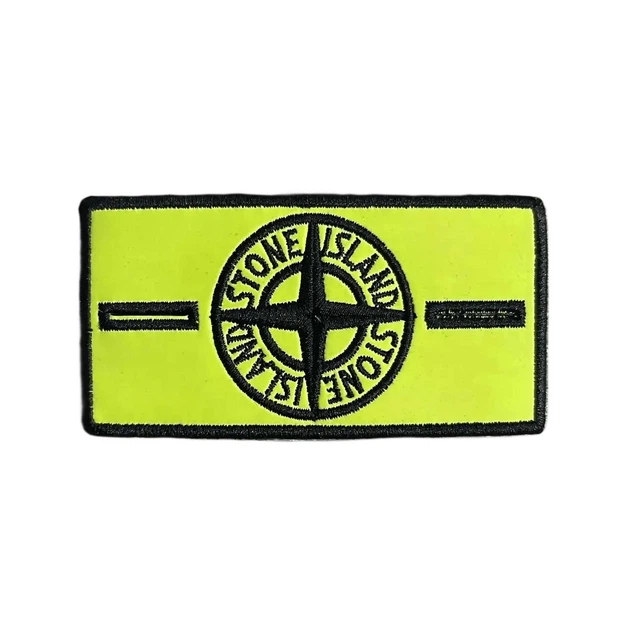 Термопатч Стон Айленд (Stone Island) Black x Yellow + 2 гудзики Жовтий - Фото 5 Термопатч Стон Айленд (Stone Island) Black x Yellow + 2 гудзики Жовтий - зображення 5