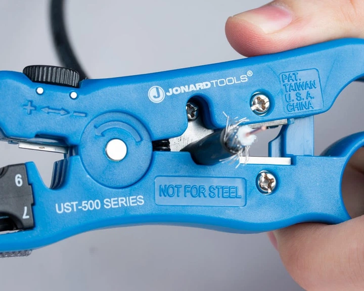 Стрипер для коаксиала и витой пары Jonard Tools UST-500 (JIC-UST-500) - Фото 5 Стрипер для коаксиала и витой пары Jonard Tools UST-500 (JIC-UST-500) - изображение 5