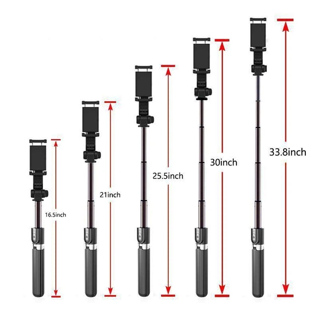 Стабілізатор телефону Gimbal L08. Штатив тримач телефону з Bluetooth пультом дистанційного керування - зображення 5