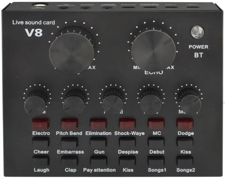Внешняя звуковая карта для микрофона V8 7635 TB - изображение 2