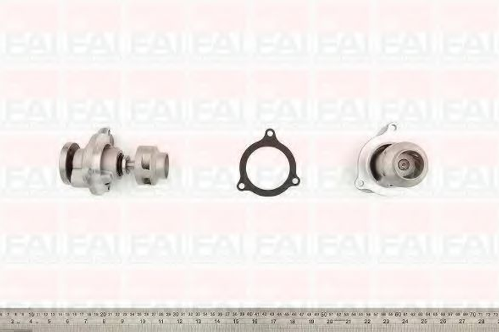 Помпа водяна FAI Auto Parts Ford Fiesta V (Jh_, Jd_) 1.3 (Baja) 11/2001_06/2008 (WP6407) - изображение 1