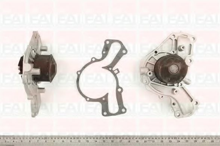 Помпа водяна FAI Auto Parts Mitsubishi Pajero II (V3_w, V2_w, V4_w) 3.5 V6 24v (V45w, V25w) (6g74 (Dohc 24v)) 07/1997_10/1997 (WP6319) - зображення 1