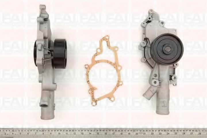 Помпа водяна FAI Auto Parts Mercedes-Benz E-Class (W211) E 270 Cdi (211.016) (Om 647.961) 04/2002_12/2008 (WP6369) - зображення 1