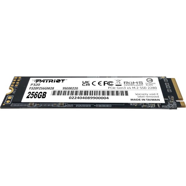 SSD накопичувач 256Gb Patriot P320 (P320P256GM28) - зображення 4