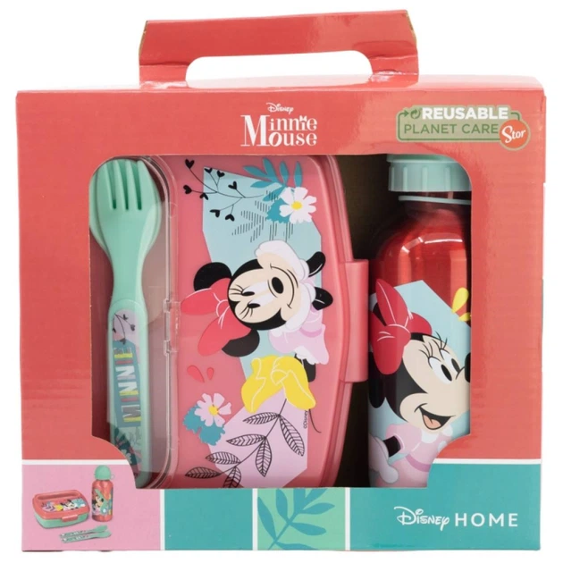 Набор посуды детский Stor Minnie Mouse 4 предмета (74463) - Фото 3 Набор посуды детский Stor Minnie Mouse 4 предмета (74463) - изображение 3