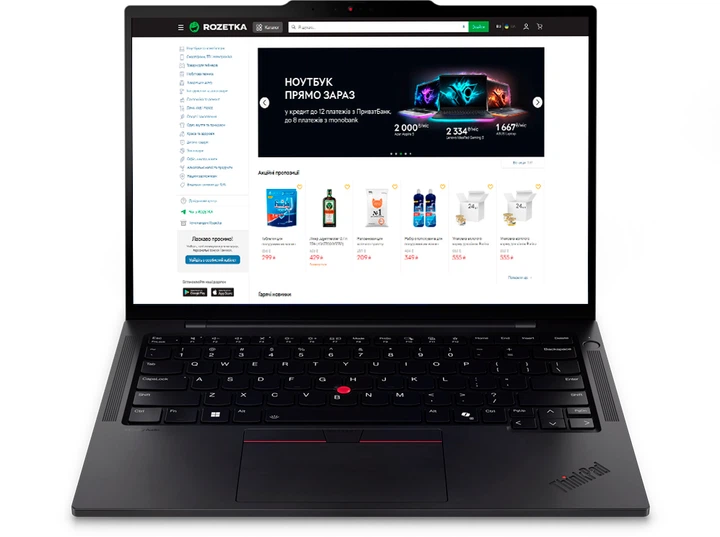 Ноутбук Lenovo ThinkPad T14s Gen 5 (21LTS0SE00) Black – фото